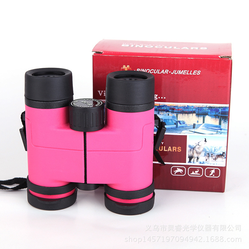 义乌好货 厂家直销8X30儿童双筒望远镜 彩色玩具生日礼物学生塑料-1004/23523详情图4