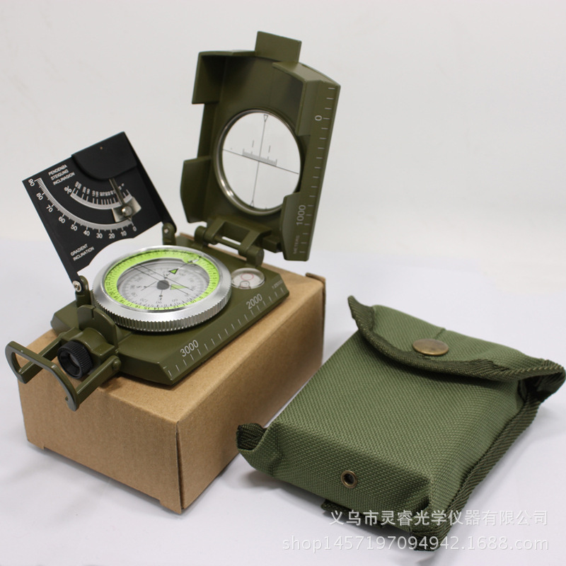 Yiwu quality geological compass, outdoor multi-functional military compass, north needle, CD can measure slope -1004/23523 Application Scenario