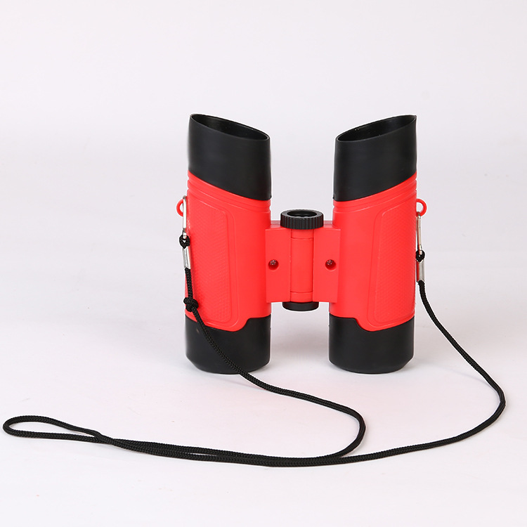 义乌好货 厂家直销新款玩具手持望远镜5x30儿童最爱户外双筒望远镜-1004/23523白底实物图