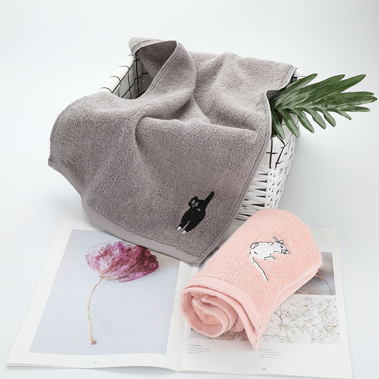 Yiwu quality Goods manufacturer wholesale couple towels, soft and absorbent adult face towels, pure cotton thickened sweat-absorbing couple towels -1006/42024 undefined