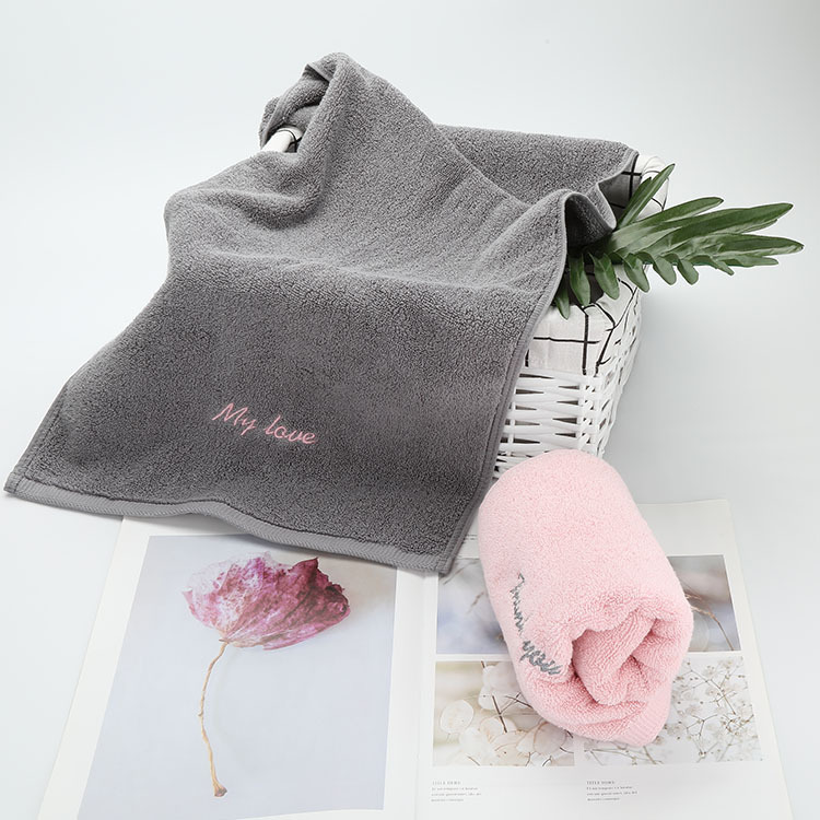 Yiwu quality Goods manufacturer wholesale couple towels, soft and absorbent adult face towels, pure cotton thickened sweat-absorbing couple towels -1006/42024 undefined