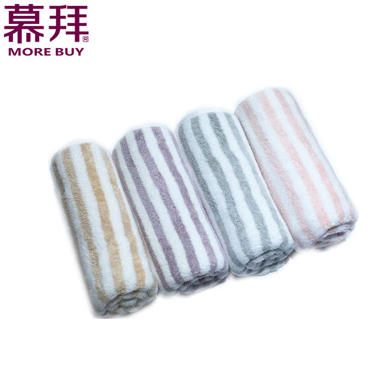Yiwu Quality Products Factory Direct sales Horizontal Strip Super Soft Super Absorbent breathable micron series square towels, towels and bath towels -1006/42025 Application Scenario