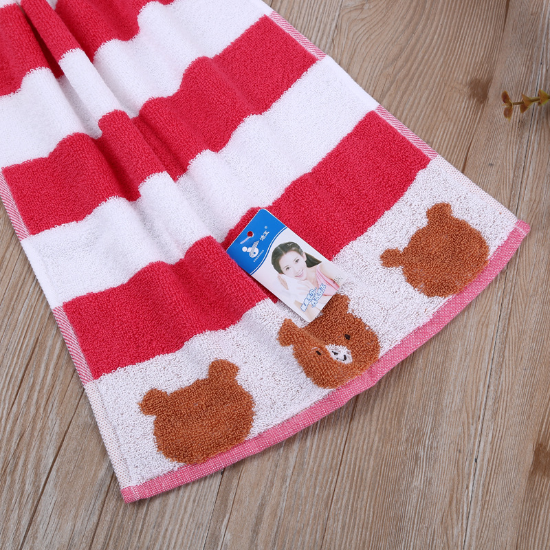 Yiwu Quality goods Furi Jieyu Mousse Towel Cartoon Bear Head Thickened Soft Absorbent Towel -J1827/42197 Item Picture