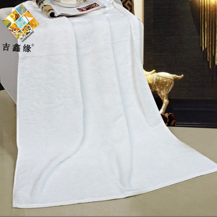 白色浴巾/酒店宾馆浴巾/定制细节图