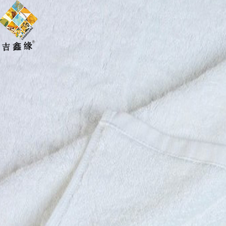 白色浴巾/酒店宾馆浴巾/定制白底实物图