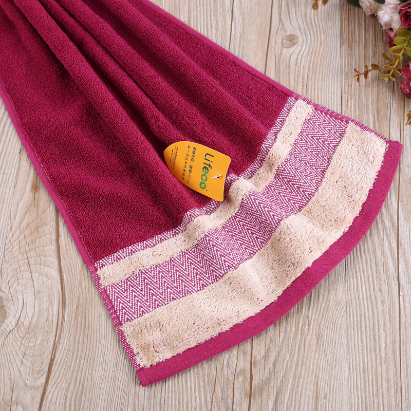 Yiwu quality lifeco Triumph Towel brand multi-arm satin mixed color pure cotton face Towel - 1006L 1803F/42197 Item Picture
