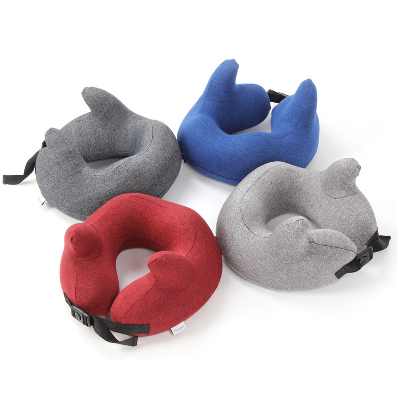 Yiwu Quality Products: Horn-shaped memory foam with eye mask, U-shaped pillow, multi-functional neck protector, home and travel Cervical pillow -1006/35011 undefined