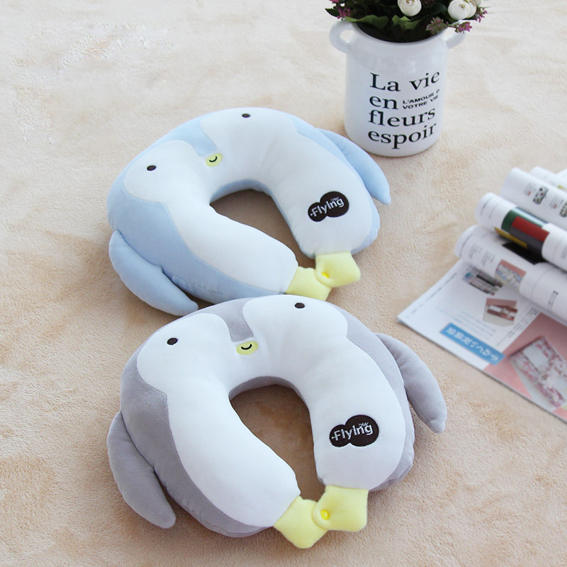 Yiwu Good creative Penguin egg neck protection U-shaped pillow home business trip office nap pillow lovers birthday gift -1006/35011 thumbnail