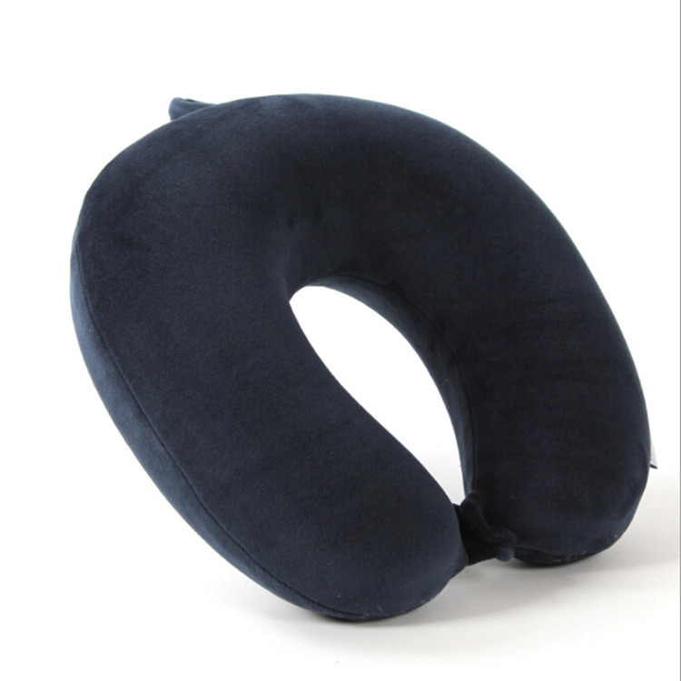 Yiwu quality products: Plain stretch super memory foam U-shaped neck pillow, travel portable, detachable and washable, factory direct sales -1006/35011 undefined