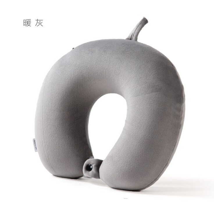Yiwu quality products: Plain stretch super memory foam U-shaped neck pillow, travel portable, detachable and washable, factory direct sales -1006/35011 undefined