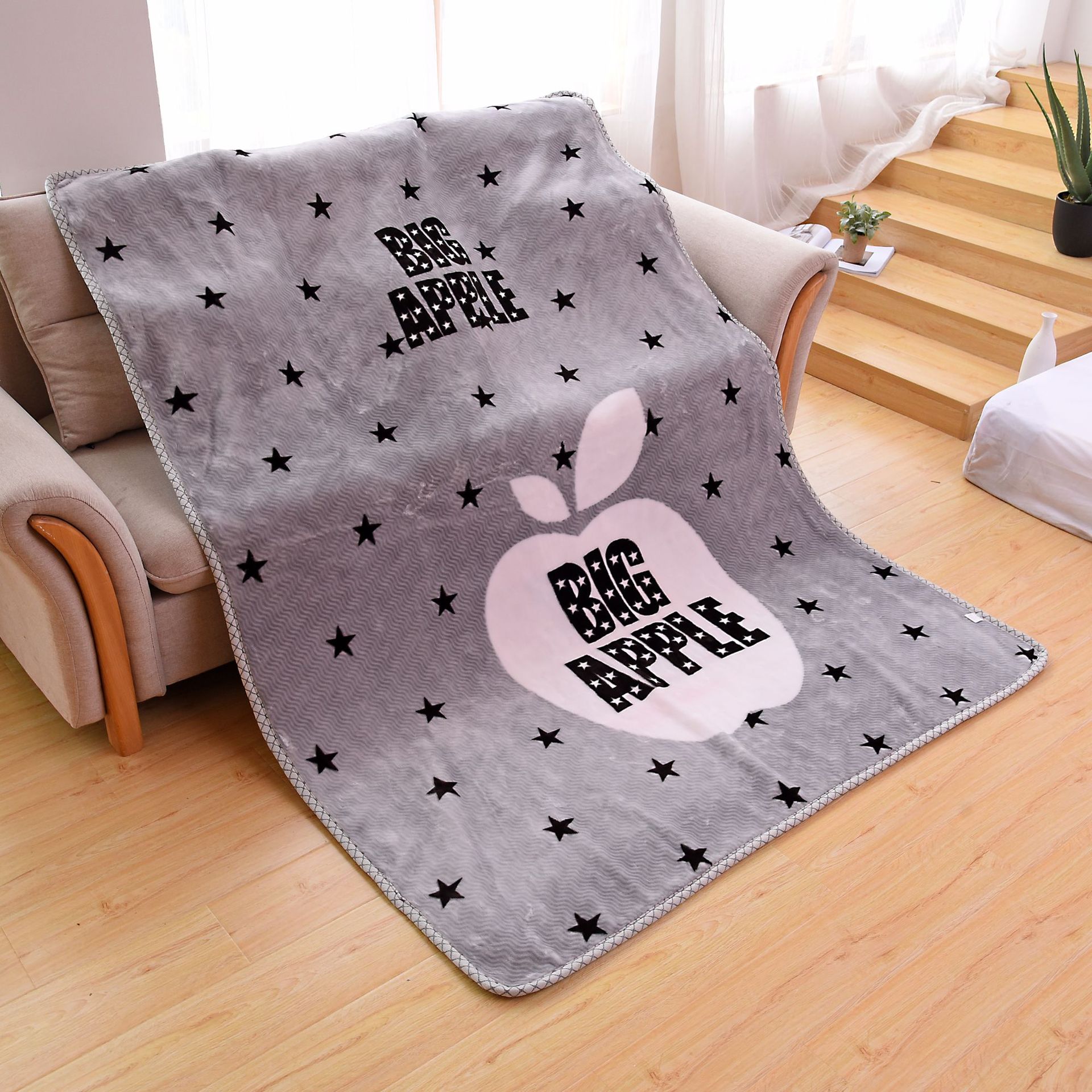 Wedding gift blanket bed sheet thickened blanket blanket blanket blanket student dormitory