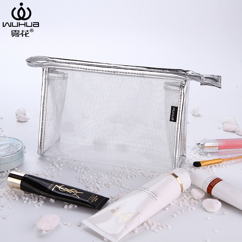 Yiwu Selection factory direct selling new PVC transparent gauze waterproof multi-functional three-dimensional makeup package tourism wash gargle package storage package -1003/11703 thumbnail