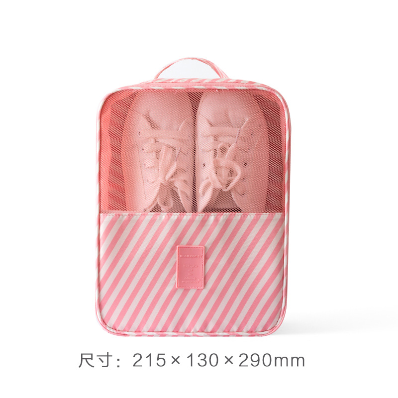 义乌好货 新款韩版鞋子涤纶印花收纳包 精品旅行便于整理鞋类双层收纳袋-1003/11703详情图10