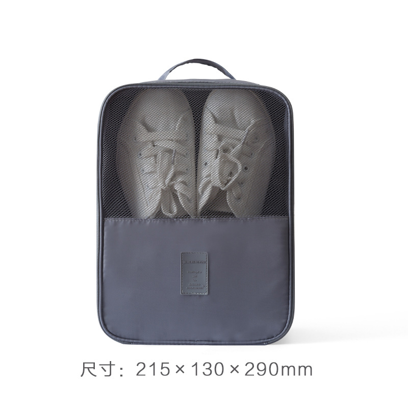 义乌好货 新款韩版鞋子涤纶印花收纳包 精品旅行便于整理鞋类双层收纳袋-1003/11703详情图8