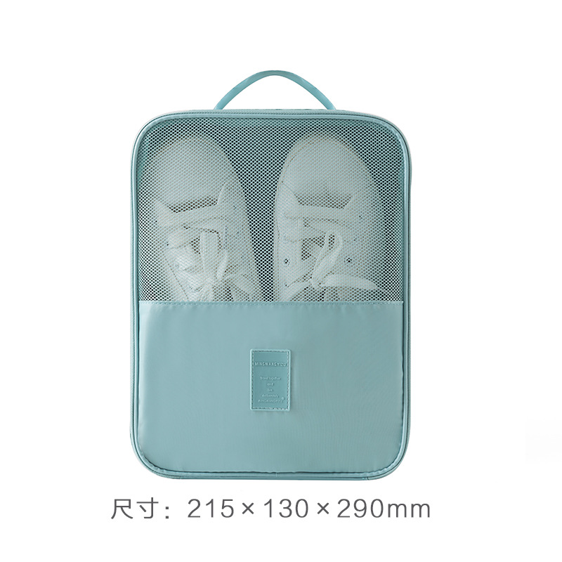义乌好货 新款韩版鞋子涤纶印花收纳包 精品旅行便于整理鞋类双层收纳袋-1003/11703详情图9