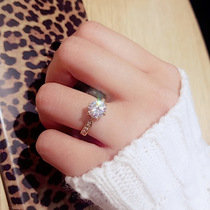Yiwu good goods 925 sterling silver diamond ring Diamond ring men's and women's ring sterling silver jewelry Korean hipster student -1001/5690