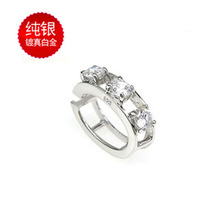 Yiwu good goods DIY925 sterling silver pendant buckle accessories circle buckle Austria crystal Tianyu ring 4139 diamond ring -1001/5690