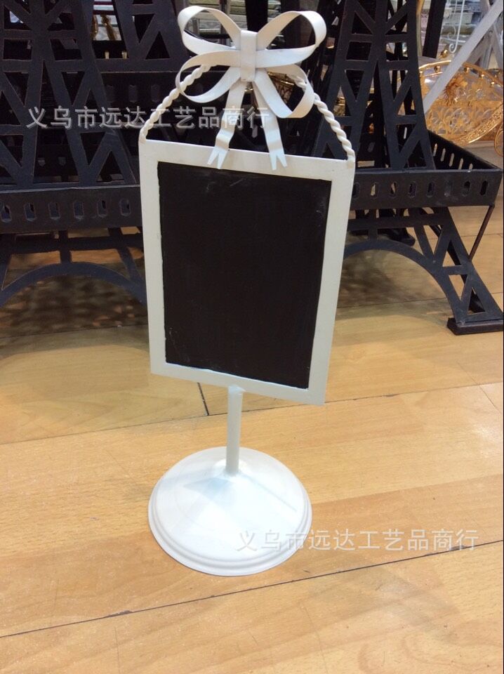 Yiwu Quality goods in stock, direct sales, garden decoration, small blackboard ornaments, ironwork handicrafts, American country style -1001/9248
