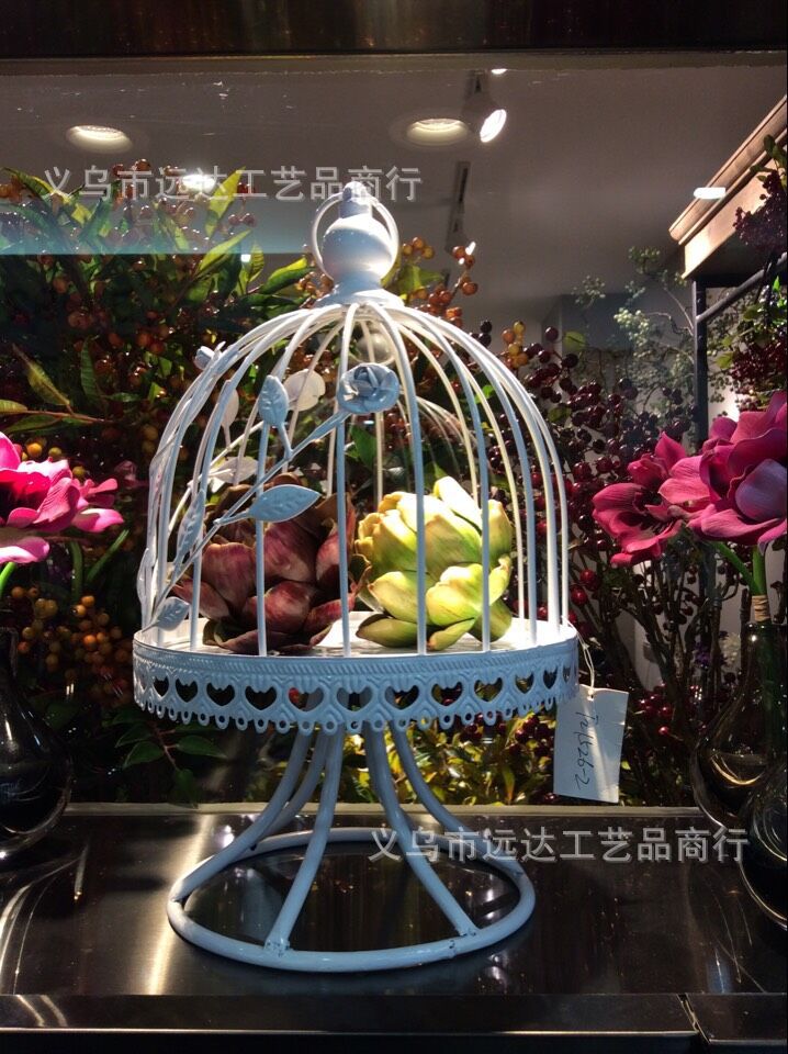 Yiwu Quality European-style wedding creative trays, ironwork cake stands, fruit plates, desserts, table decorations -1001/9248