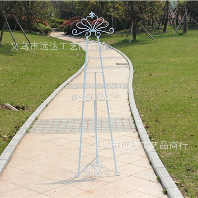 义乌好货 铁艺落地画架户外绘画写真绘画支架展示架金属工艺品厂家直销-1001/9248