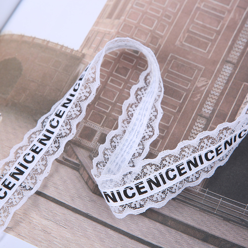 义乌好货 新款时尚NICE弹力花边松紧带文胸服装辅料创意手工diy裙摆装饰带-1006/41213