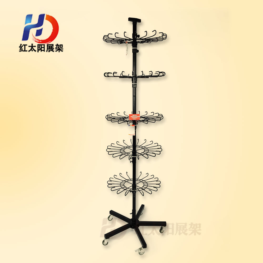 Yiwu Selection metal rotating shelf five height adjustment display stand durable and detachable anti-theft -1006/34586 thumbnail