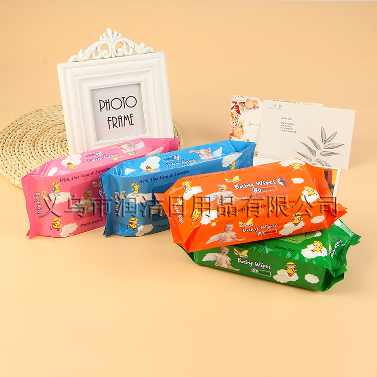 义乌好货 厂家批发定做婴儿手口湿巾定制儿童宝宝清洁卸妆湿纸巾车载湿巾纸-1006/34762