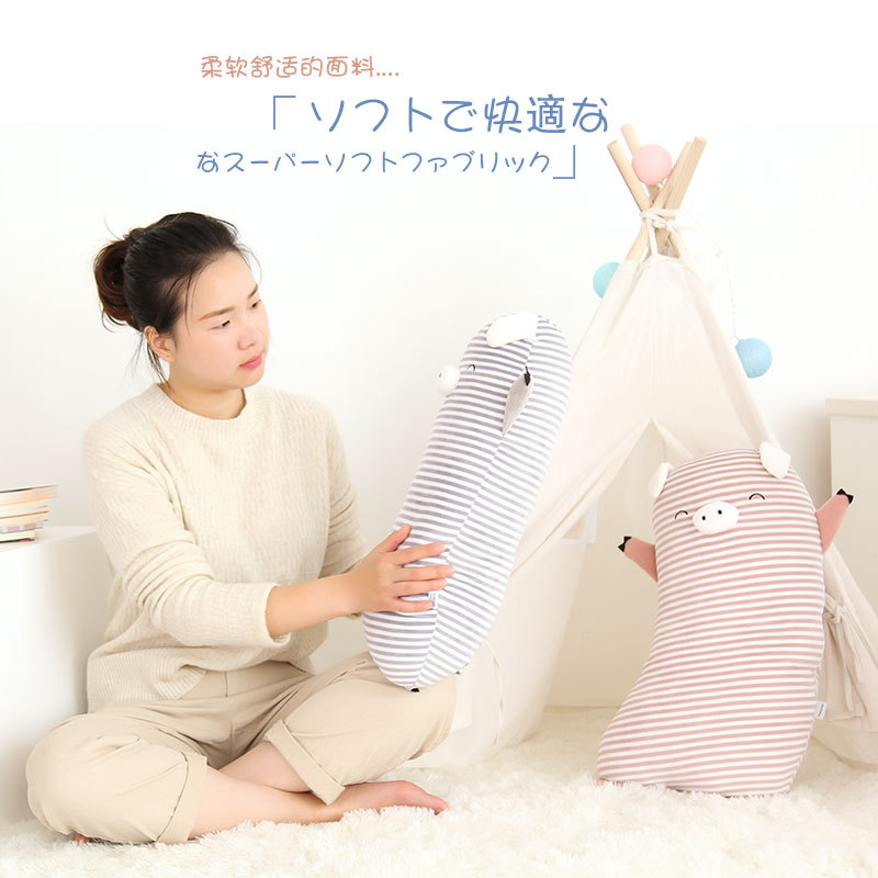 New cute cat plush toy, soft pillow, cartoon plush doll, birthday toy, sleeping cat pillow -1006/35011 Application Scenario