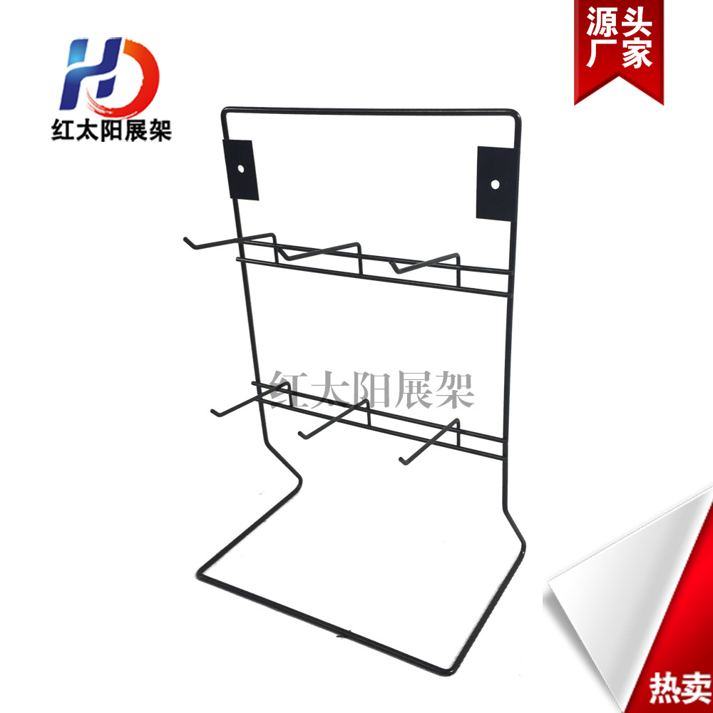 义乌好货 红太阳直销 超市促销架 挂网展示架 台式铁质促销架 商品促销架-1006/34586