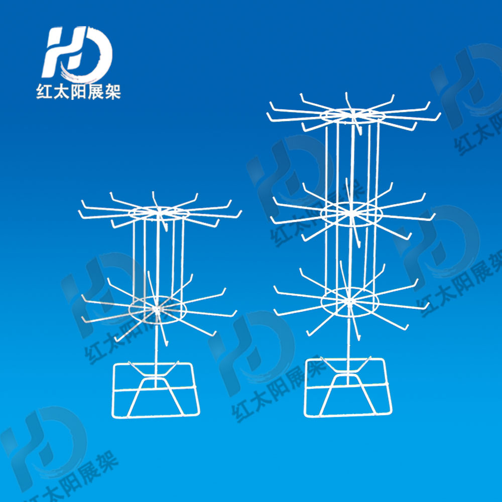 Yiwu Selection Red Sun wholesale rotating display stand/earrings necklace display stand/supermarket display stand/stainless steel display stand -1006/34586 thumbnail
