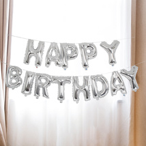 义乌好货 新款生日快乐铝膜气球套装可悬挂happy birthday字母派对布置装饰-1001/1462