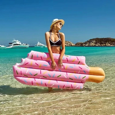 Yiwu Selection new environmental PVC water inflatable ice cream float ice lolly thumbnail
