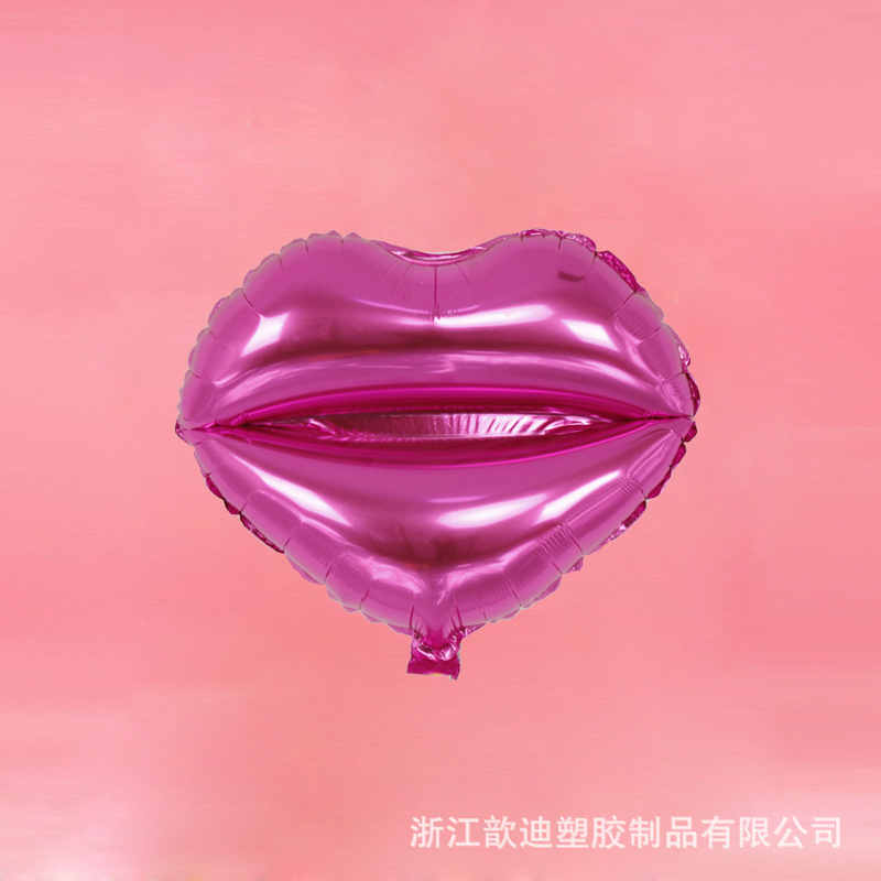 义乌好货 婚庆婚礼婚房装饰布置铝膜气球 性感唇印光板气球 红唇铝箔气球-1001/1462图