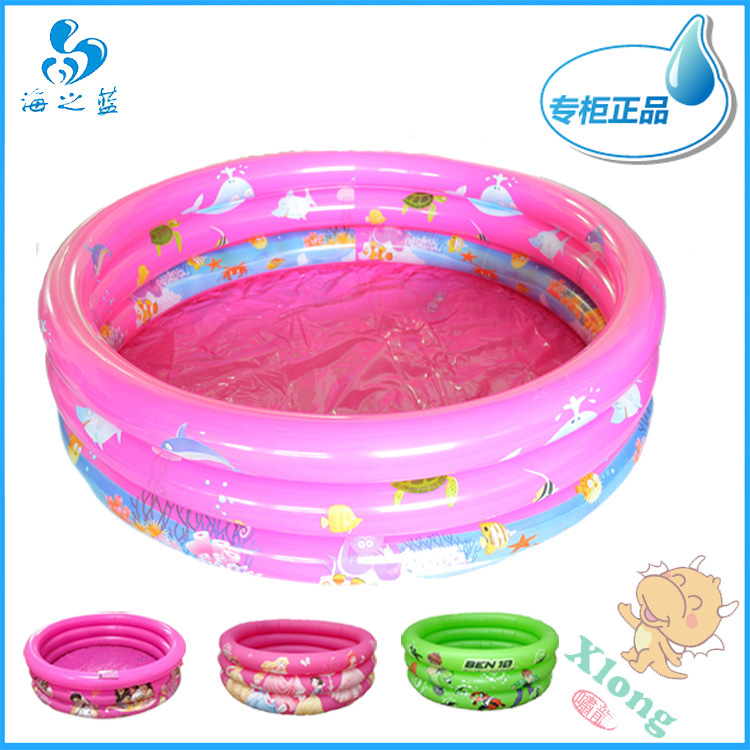 义乌好货 海之蓝 新款热销110CM水晶婴儿水池 KT猫儿童家用游泳池厂家批发-1001/1681