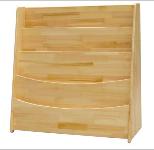 Yiwu Haoku Kindergarten solid wood bookcase Children's wooden bookcase floor type rubber wood sketch bookcase -1001/2084