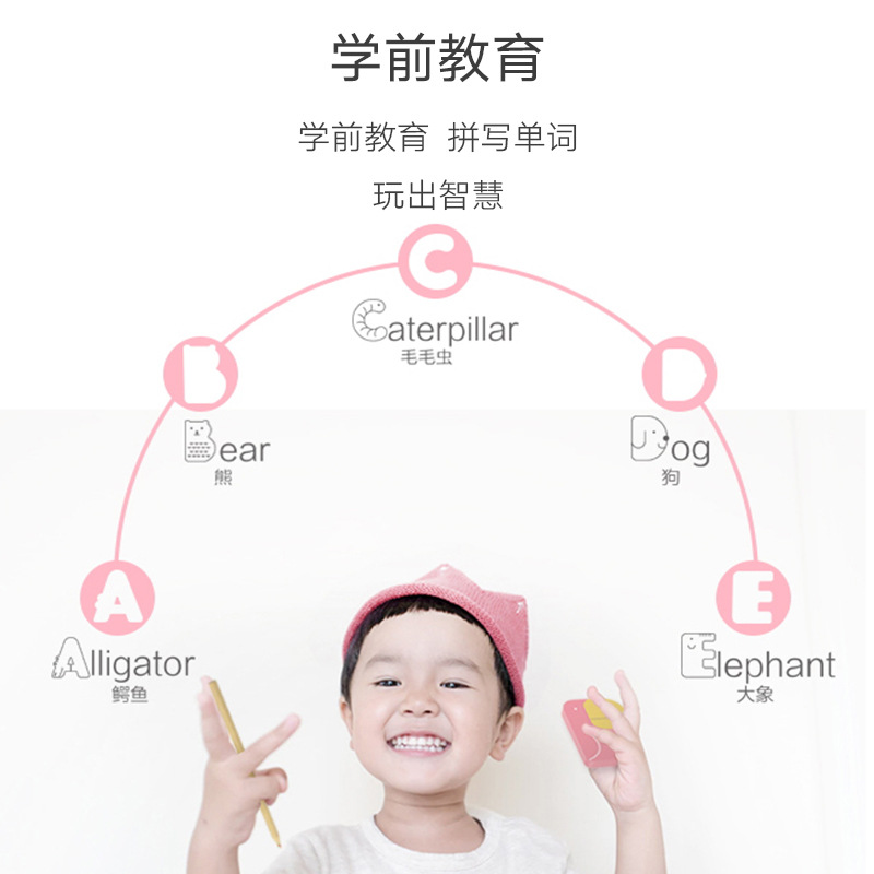 Yiwu Good Goods Children's English Letter Recognition Wooden Building Blocks Matching Baby Word Enlightenment Doodle Cards Educational Early Education Toys -1001/2725 undefined