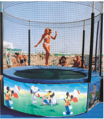 Yiwu Selection Hualong round trampoline children's indoor trampoline manufacturer direct exercise entertainment small trampoline outdoor trampoline -1001/2084