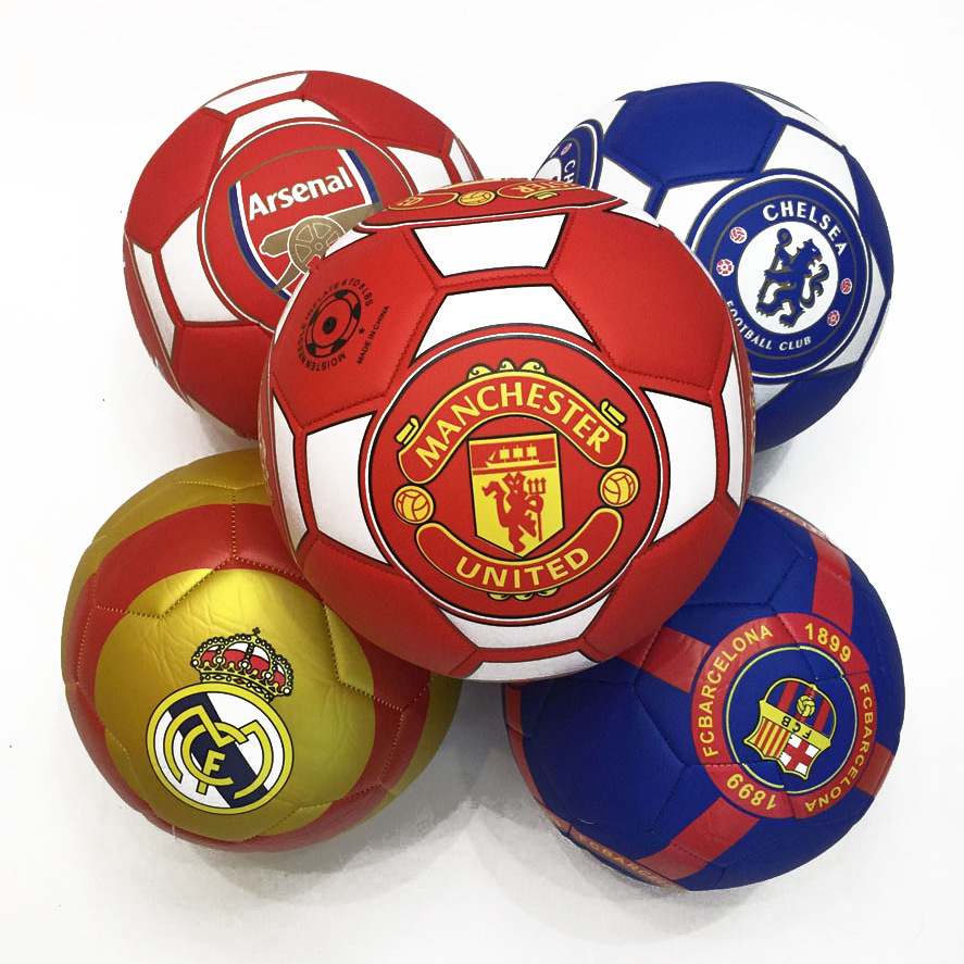 Yiwu Good Goods No. 5 sandblasting machine for sewing footballs, Barcelona, Real Madrid, Manchester United, Chelsea, Arsenal, Juventus. No. 4 football for matches -1001/2304