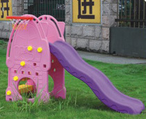 Yiwu Selection Hualong rabbit single row slide manufacturer direct selling plastic combination slide children safety slide amusement facilities -1001/2084