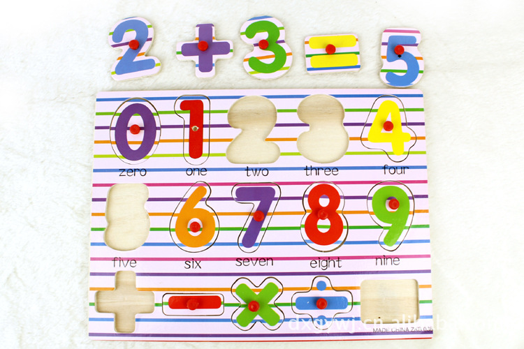 Factory direct sales of high-quality children's wooden jigsaw puzzle boards, digital jigsaw puzzle boards and hand-held boards Application Scenario