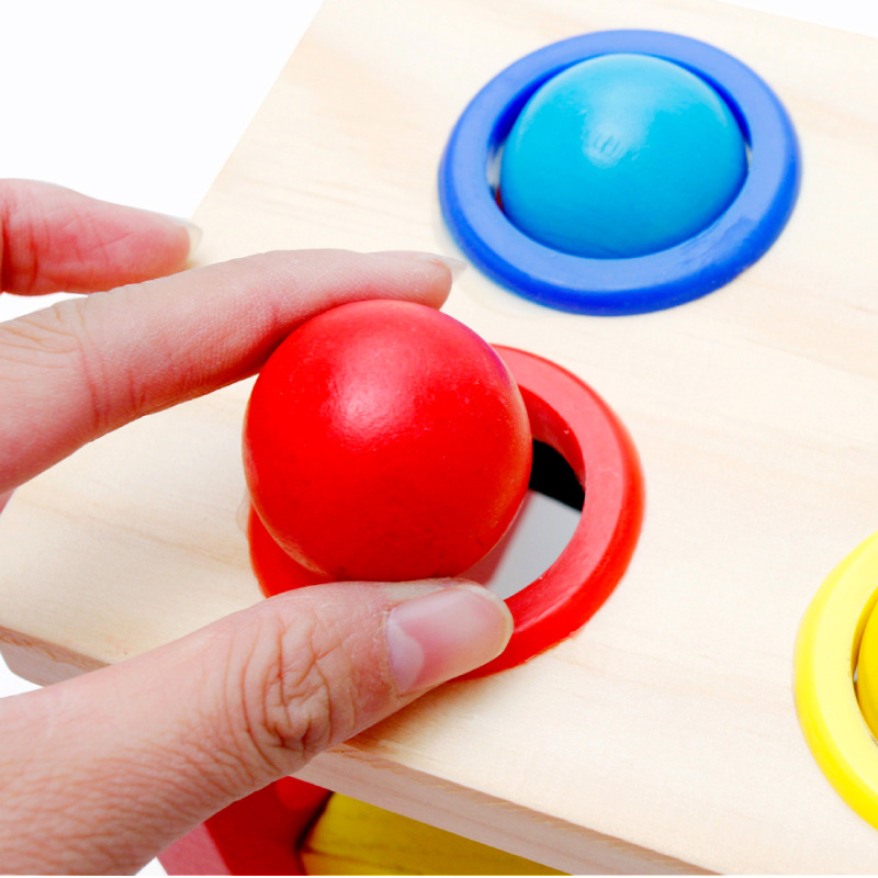 义乌好货 厂家直销 木丸子礼盒包装趣味敲球台儿童益智玩具-1001/2670详情图6