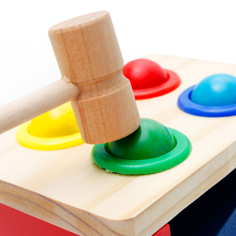 义乌好货 厂家直销 木丸子礼盒包装趣味敲球台儿童益智玩具-1001/2670详情图7