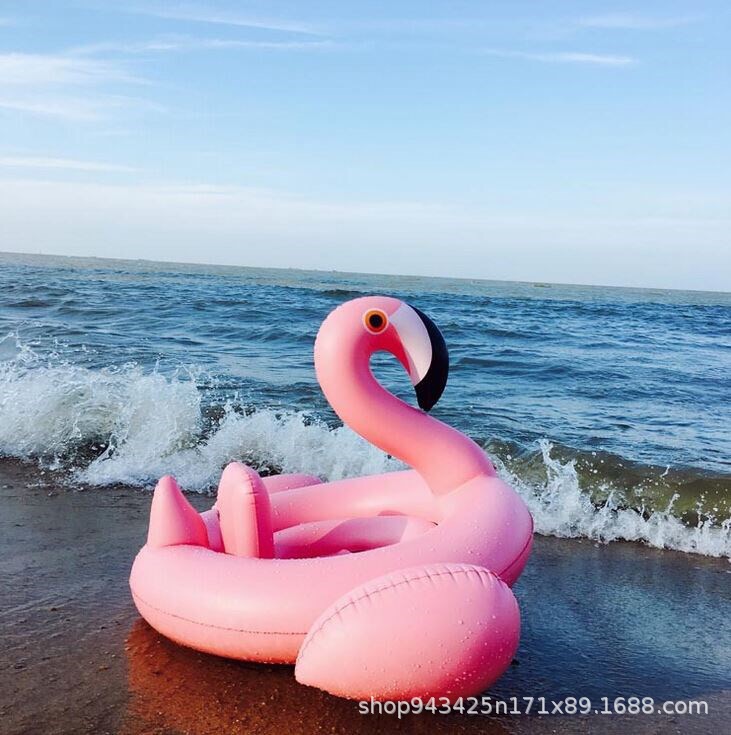 Yiwu Good Products Factory Direct sales: Baby swimming rings, children's flamingos, big white geese, single-seat rings, cute wholesale