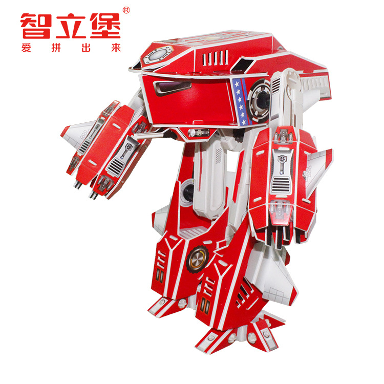 Yiwu Quality 3d Stereoscopic Puzzles, Paper diy Robot Puzzles, Educational Puzzle models, Toys Wholesale -1001/1997