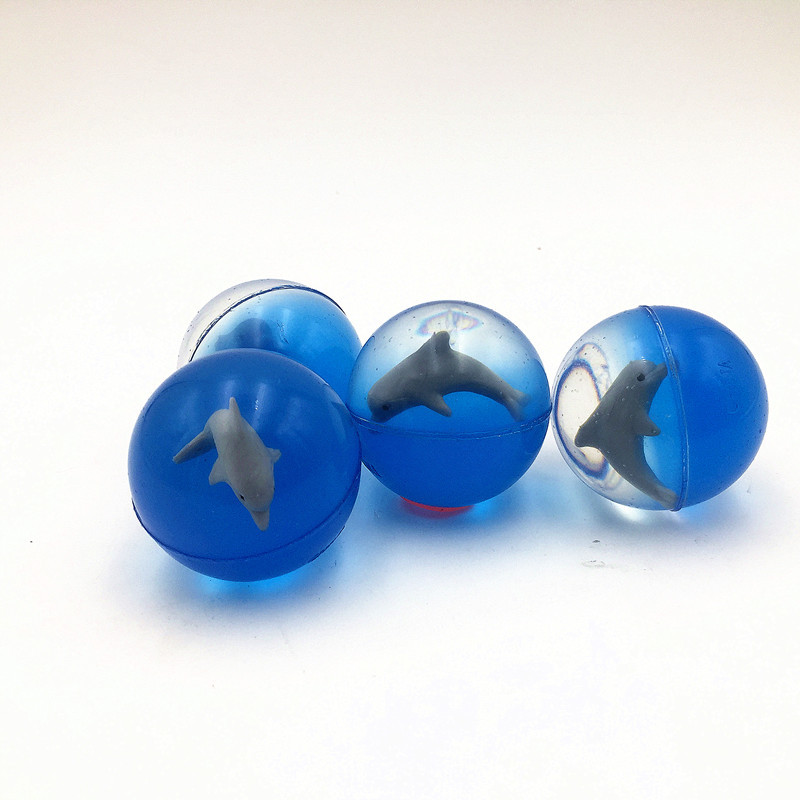义乌好货 厂家直销弹力球 透明海豚球 公仔弹力球定制 热销儿童玩具球-1001/2092