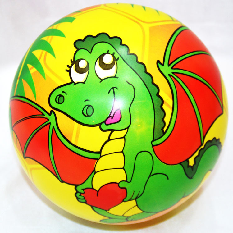 Yiwu Good Goods Creative Water Play Children Inflatable Full Printed Balls, Cartoon Character Toy Balls, Leather Balls, Sports and Leisure Inflatable Dinosaurs -1001/2304