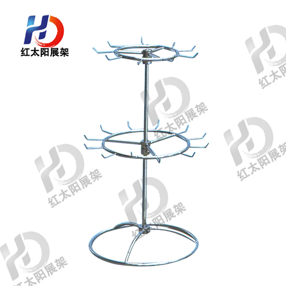 Yiwu Selection supply display rack two-layer Shelf jewelry rack Small display rack electroplated mountable jewelry rack -1006/34586 thumbnail