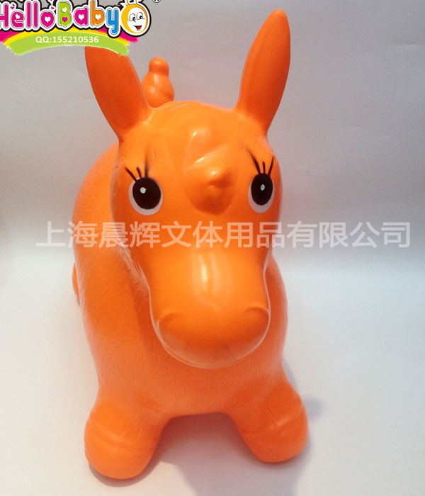 义乌好货 跳跳马纯料环保pvc卡通充气儿童玩具皮马动物跳跳马牛鹿出口美国-1001/2304