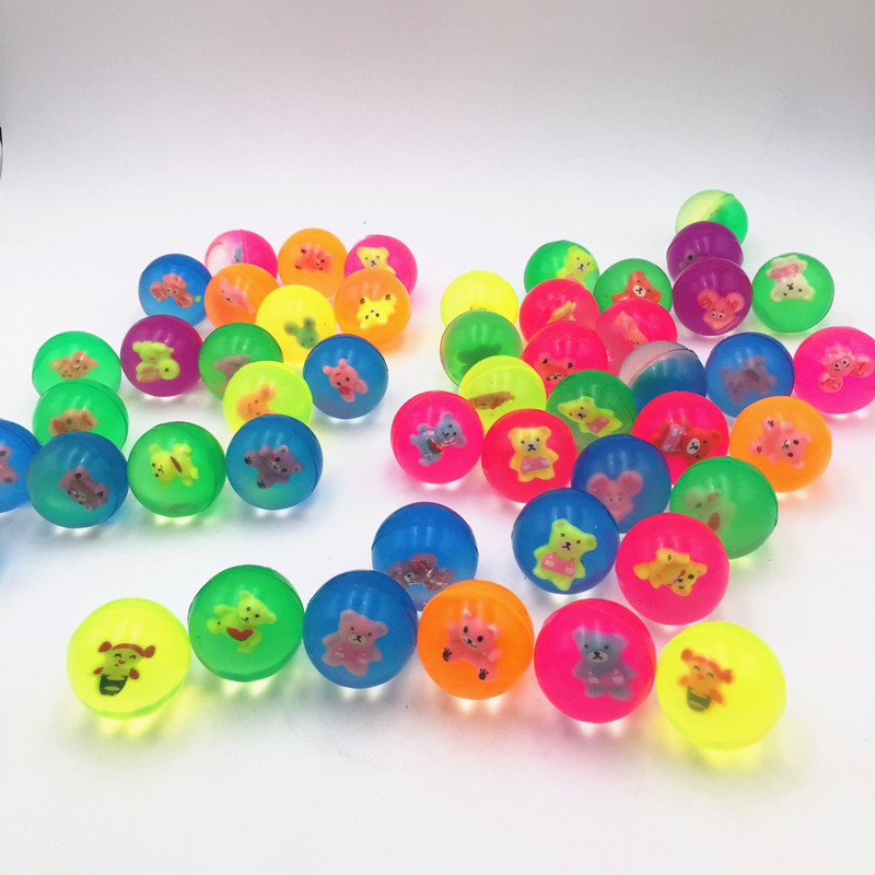 Yiwu Selection manufacturers direct transparent animal bouncy ball bouncy ball doll bouncy ball -1001/2092