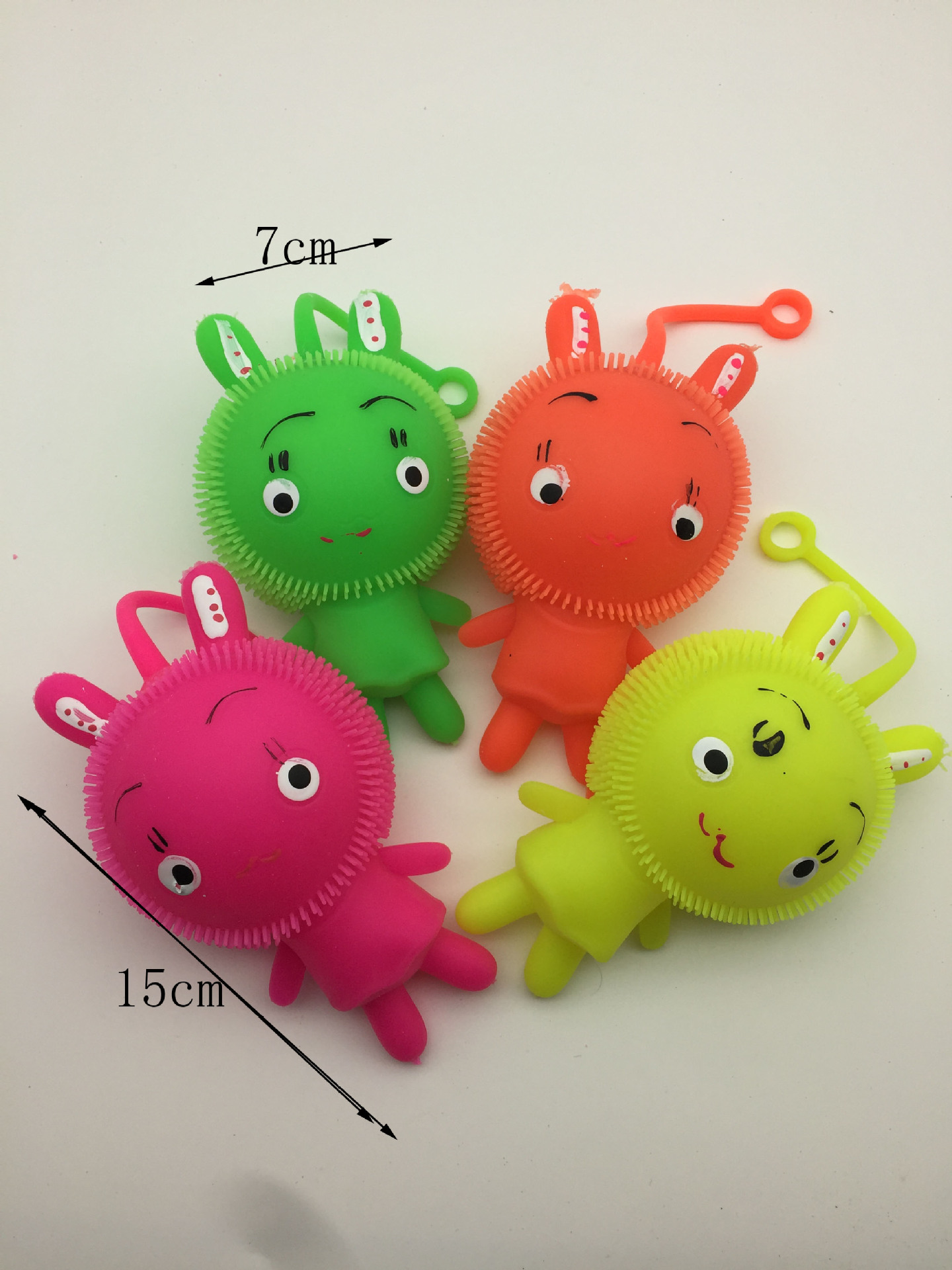 义乌好货 厂家直辖发光毛球兔妖精多款颜色地摊货源热卖-1001/2098图